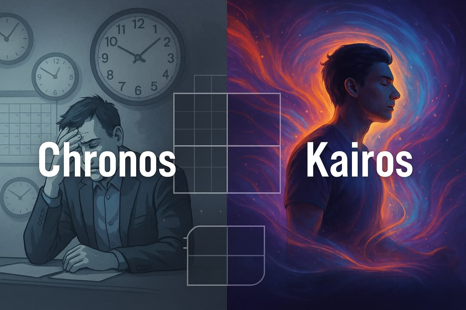 Chronos-Kairos Matrix - Unlock 5X Your Productivity : Why Working in the "Right Moment" Delivers More