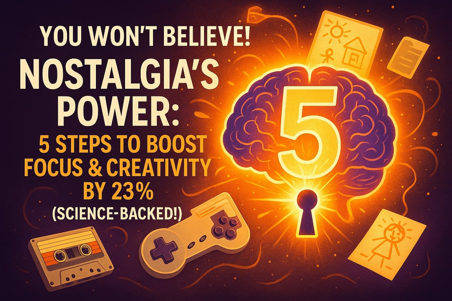 Nostalgia's Power: 5 Steps to Boost Focus & Creativity by 23% (Science-Backed!)
